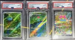 PSA 10 Venusaur ex SAR Bulbasaur Ivysaur Sequential set Pokemon Card Japanese - Image 1