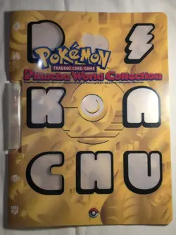 Pokemon Promo Pikachu World Collection 2000 Binder (No Cards) - Image 1