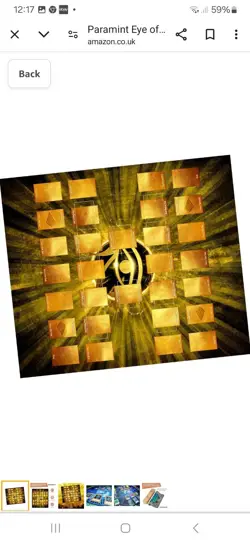 yugioh Card playmat play mat power THE EYE OF HORUS By Mad Hand Paramint - Image 2