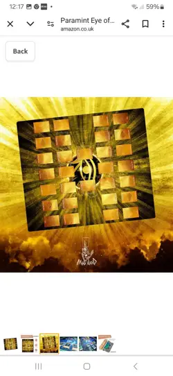 yugioh Card playmat play mat power THE EYE OF HORUS By Mad Hand Paramint - Image 4