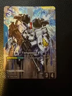 Gundam Card Game Dual Impact Tallgeese GD02-005 R + Alternate Art - Image 1