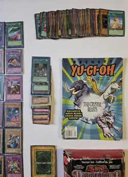 Yu-gi-oh Dungeon Dice Monsters Starter Set, Magazine, & 200+ Card Lot - Image 2