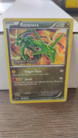 RAYQUAZA Foil Holo POKEMON 2012 DRAGON VAULT Trading Card 11/20 - Image 1