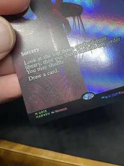 MTG Ponder - 0013 (Borderless) FOIL Spider Man MYTHIC LP - Image 5