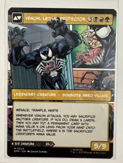Eddie Brock (Borderless) Regular #0224 Marvel's Spider-Man MTG NM - Image 2