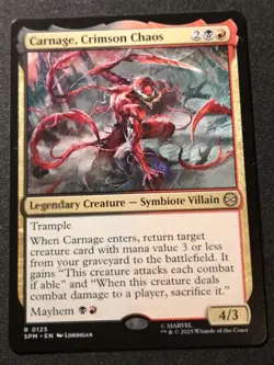 Carnage, Crimson Chaos - SPM - MTG - EN - NM - 0125 - Image 1