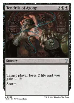 Tendrils of Agony (White Border) - Mystery Booster 2 - U - #50 - NM - Image 1