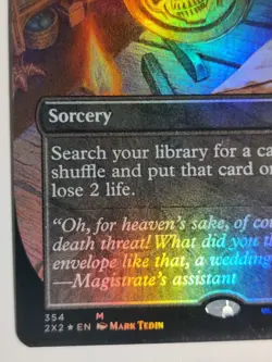 MTG Imperial Seal Borderless Foil -Double Masters 2022 [2X2] NM Pack Fresh - Image 4