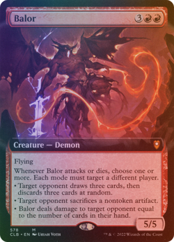 Balor - CLB #578 | FOIL | NM | MTG | EXTENDED ART - Image 1
