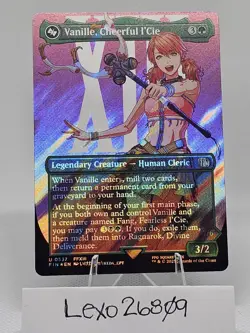 Vanille, Cheerful l'Cie (Borderless) (Surge Foil) Final Fantasy MTG - Image 1