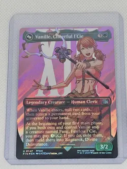 Vanille, Cheerful l'Cie (Borderless) (Surge Foil) Final Fantasy MTG - Image 3