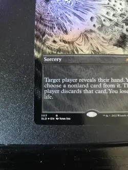 Thoughtseize SLD 1117 Foil Etched Borderless Near Mint - Image 3