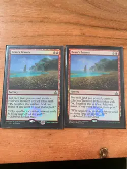 x1 MTG Brass's Bounty LP+ (94/219) Rivals of Ixalan FOIL Magic the Gathering - Image 1