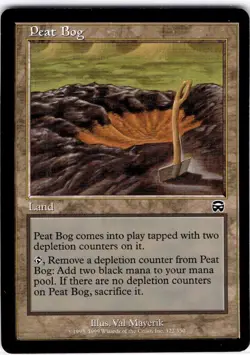 MTG Peat Bog Mercadian Masques Common #322 - Image 1