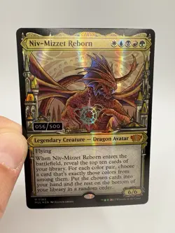 2023 FOIL-SERIALIZED #183 NIV-MIZZET REBORN 056/500. - Image 1