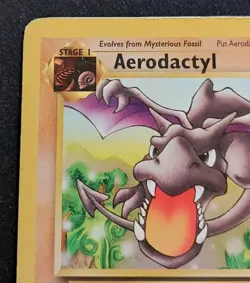 Pokemon TCG Aerodactyl 16/62 fossil HP unlimited WoTC - Image 2