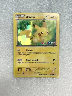 Pikachu 26/83 Holo Rare Toys R Us Promo XY Generations Pokemon 2016 - Image 1