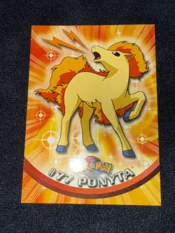 Ponyta #77 2000 Topps Pokemon TV Animation Edition Series 2 151 original tcg - Image 2