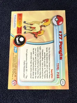 Ponyta #77 2000 Topps Pokemon TV Animation Edition Series 2 151 original tcg - Image 3