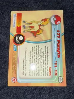 Ponyta #77 2000 Topps Pokemon TV Animation Edition Series 2 151 original tcg - Image 4
