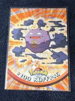 Pokemon Topps Series 2 Blue Label Koffing #109 Vintage TcG NM TV Animation - Image 3