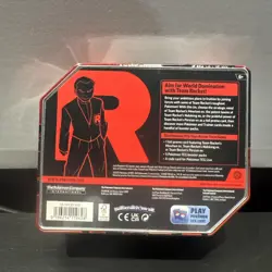 Team Rocket's Mewtwo ex Pokemon TCG Tin - Factory Sealed - Image 2