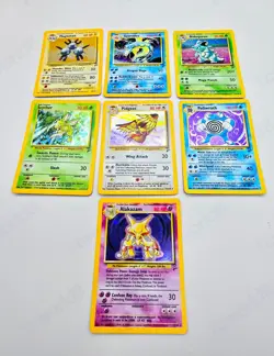 Pokemon Base Set 2 Holo "Alakazam, Poliwrath, Pidgeot, Scyther, etc." (H Played) - Image 3