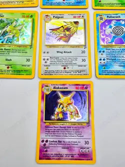 Pokemon Base Set 2 Holo "Alakazam, Poliwrath, Pidgeot, Scyther, etc." (H Played) - Image 4