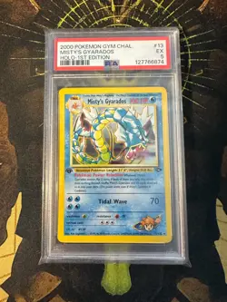 Pokemon Misty's Gyarados 13/132 Gym Challenge 1st Edition Holo Vintage PSA 5 - Image 1