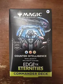 Magic The Gathering Edge of Eternities Commander Deck - Counter Intelligence - Image 1