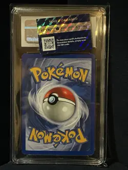 1999 Pokemon Base Set Hitmonchan Holo Rare 7/102 CGC Grade 10 - Image 2