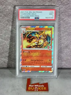 PSA 9 Pokemon Charizard Holo TCG Indonesia KFC Chaki Kids Meal Promo - Image 1