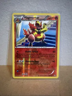 Magmortar 21/124 Reverse Holo Pokemon TCG Dragons Exalted - Image 1