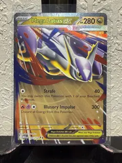 Pokemon TCG Mega Evolutions Mega Latias Ex 100/132 Ultra Rare Holo - Image 1