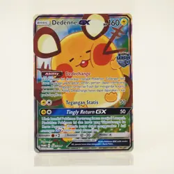 Pokemon - Dedenne GX 158/SM-P - Indonesia League Regional Promo - Indo - NM - Image 1