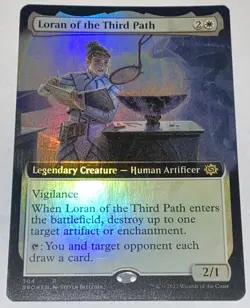 Loran of the Third Path 304 Extended Art The Brothers' War Foil MTG NEW UNPLAYED - Image 1