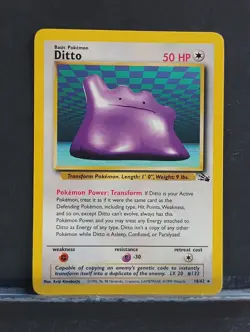 Ditto 18/62; 1999 Fossil; Pokemon - Image 1