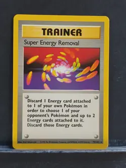 Super Energy Removal 079/102; 1999 Base Set; Pokemon - Image 1