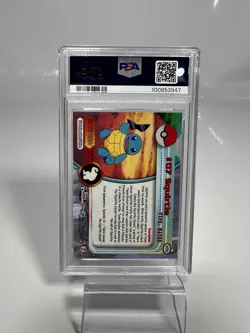 2000 TOPPS CHROME POKEMON T.V. #7 SQUIRTLE PSA 8 - Image 2