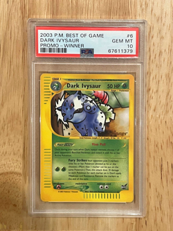 PSA 10 Dark Ivysaur Best Of Game Winner Stamp Promo Pokemon 2003 Mint - Image 1