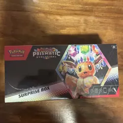 Pokemon TCG Scarlet and Violet Prismatic Evolutions Surprise Box Factory Sealed - Image 1