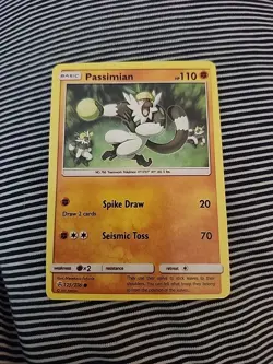 Pokemon TCG Passimian 125/236 Sm-Cosmic Eclipse Regular - Image 1