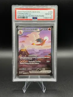 Pokemon 151 Charizard ex Special Illustration Rare SIR 199/165 PSA 10 English - Image 1