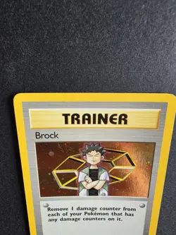 Pokemon TCG WOTC Gym Heroes Brock Holo 1st Edition 15/132 NM-LP - Image 5