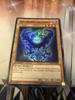 Evilswarm Obliviwisp - HA07-EN049 - 1st Edition - Super Rare - Yugioh - Image 1