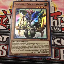 Yugioh - Superheavy Samurai Wagon - MP21-EN089 - Super Rare 1st Edition - Image 1