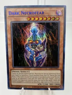 Yu-Gi-Oh! TCG Dark Necrofear LDS3-EN002 Blue Ultra Rare 1st Edition Near Mint - Image 1