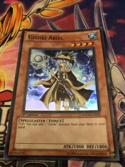 1x (EX) Gishki Ariel - HA05-EN035 - Super Rare - 1st Edition YuGiOh - Image 1