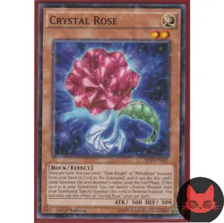 Yugioh Crystal Rose SP17-EN021 Starfoil 1st Edition NM - Image 1