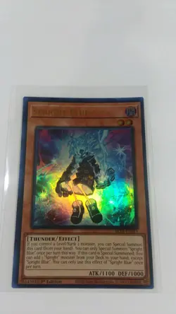 YU-GI-OH! Spright Blue Ultra Rare BLTR-EN075 1st Edition NM - Image 1